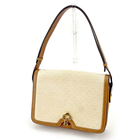Gucci leather canvas brown beige Shoulder GG Micro Bag - Picture 1 of 6